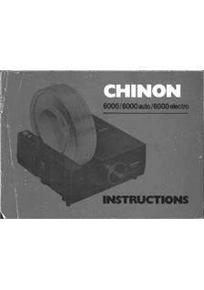 Chinon 6000 manual. Camera Instructions.